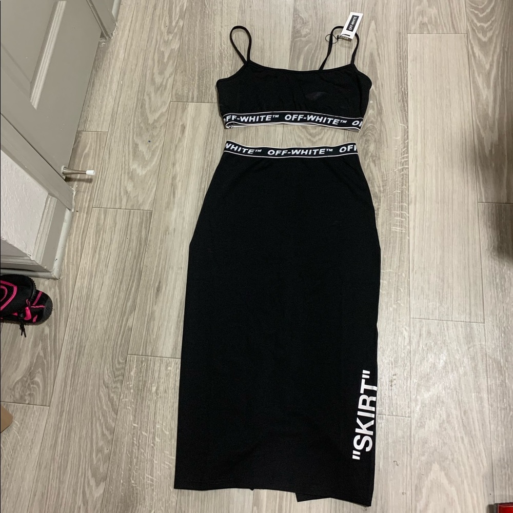 Off-White Women’s Set Size Large Skirt Bra